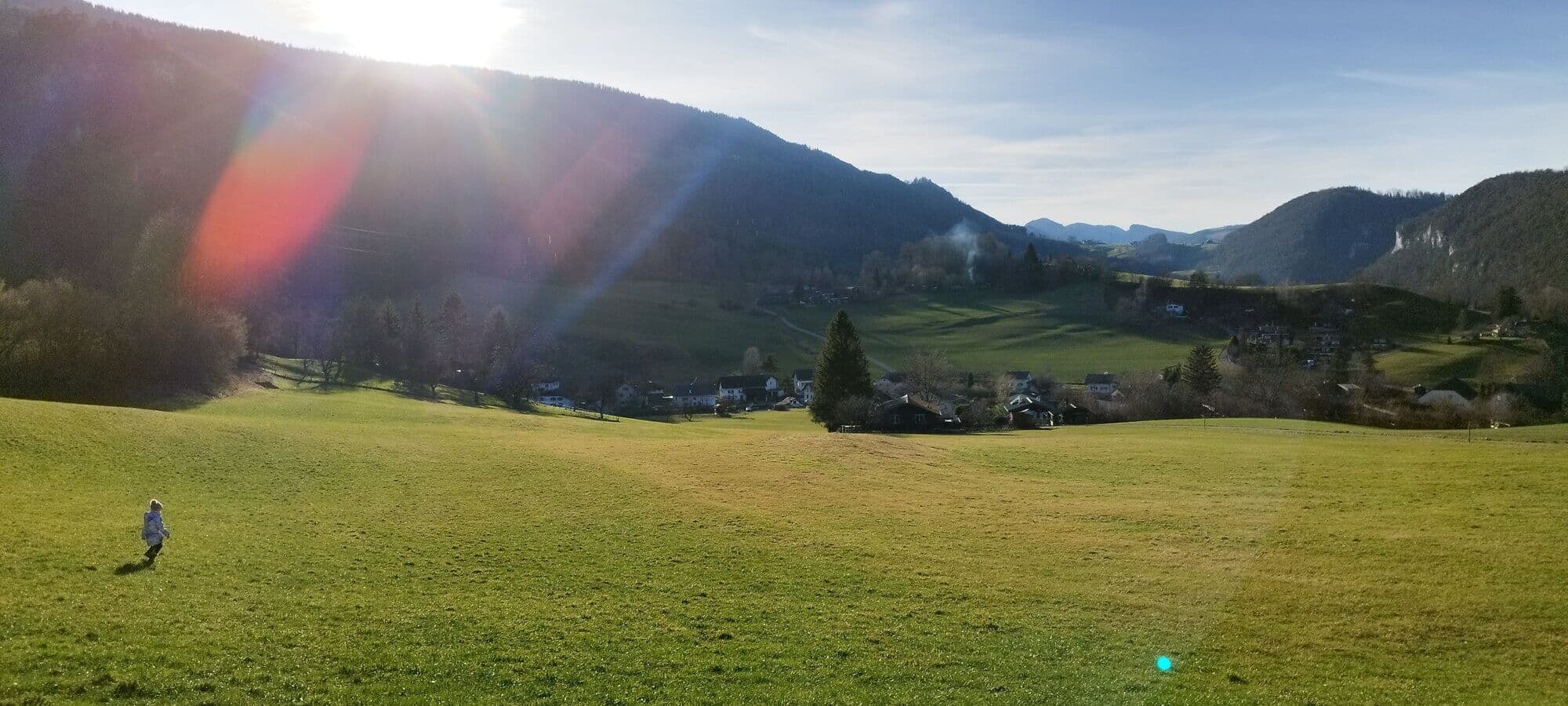 Village à travers les saisons